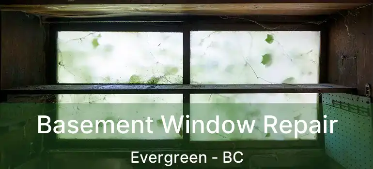  Basement Window Repair Evergreen - BC