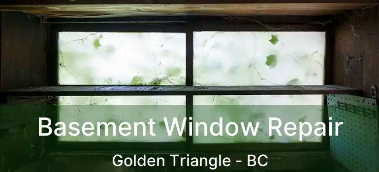  Basement Window Repair Golden Triangle - BC