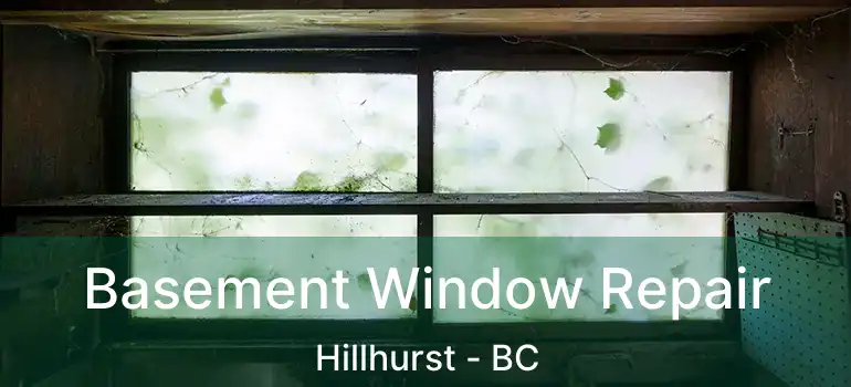  Basement Window Repair Hillhurst - BC