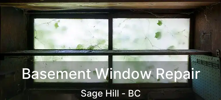  Basement Window Repair Sage Hill - BC