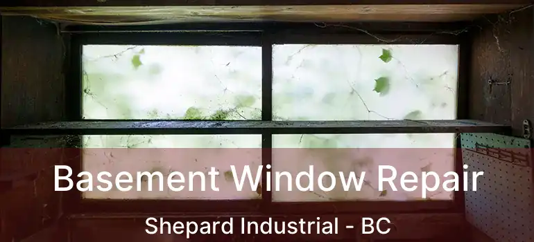  Basement Window Repair Shepard Industrial - BC