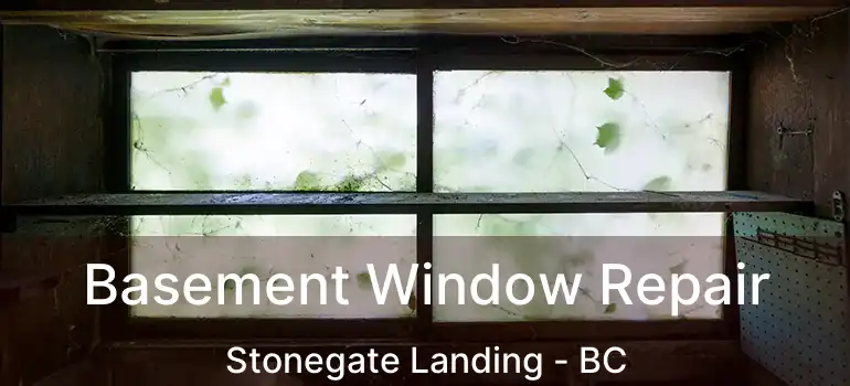  Basement Window Repair Stonegate Landing - BC