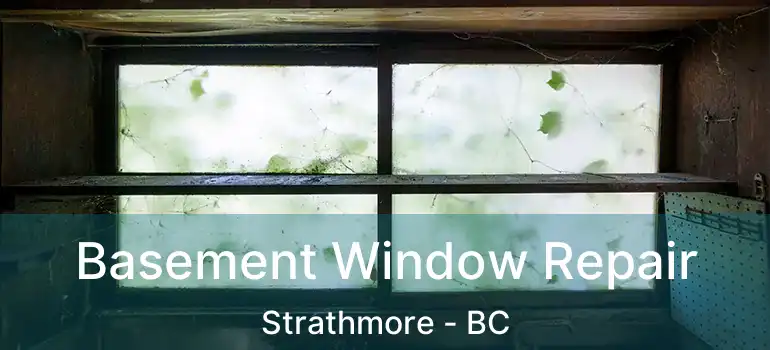  Basement Window Repair Strathmore - BC