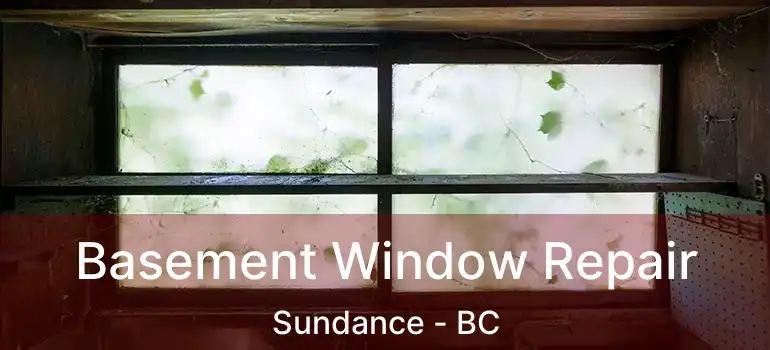  Basement Window Repair Sundance - BC