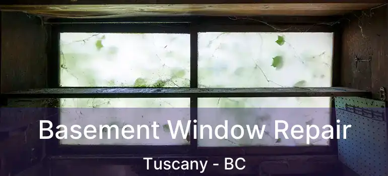  Basement Window Repair Tuscany - BC