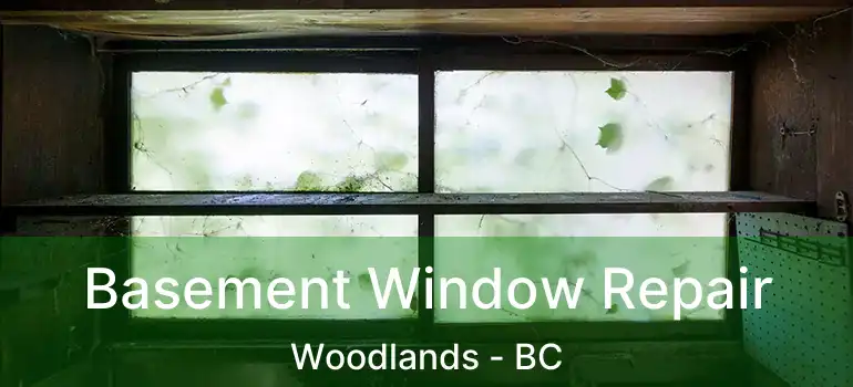  Basement Window Repair Woodlands - BC