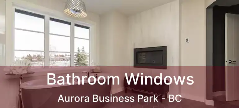  Bathroom Windows Aurora Business Park - BC