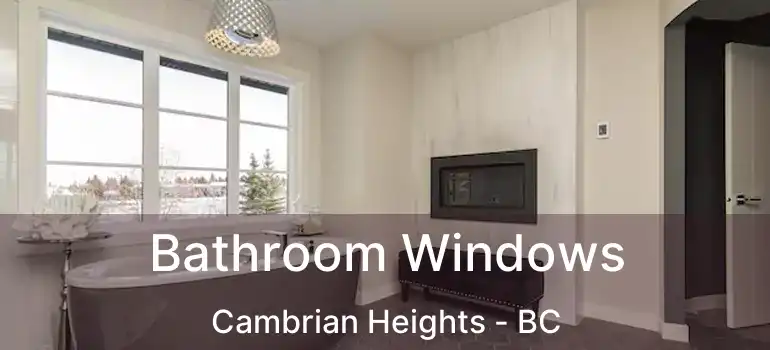 Bathroom Windows Cambrian Heights - BC