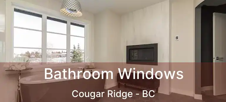 Bathroom Windows Cougar Ridge - BC