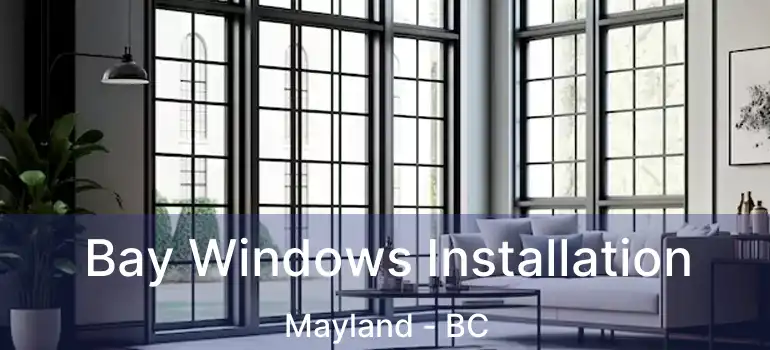  Bay Windows Installation Mayland - BC