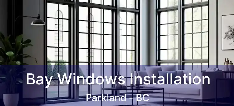  Bay Windows Installation Parkland - BC
