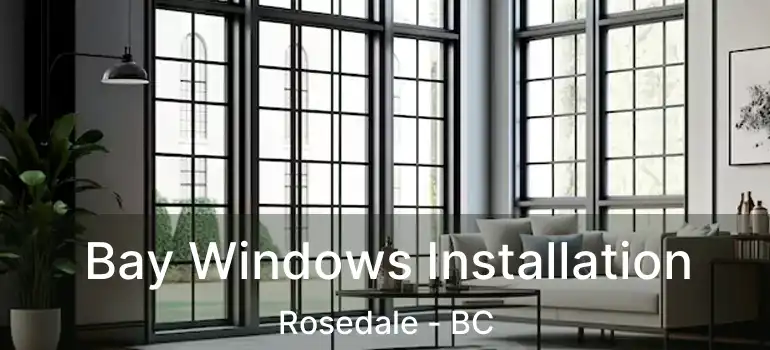  Bay Windows Installation Rosedale - BC