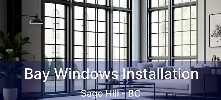  Bay Windows Installation Sage Hill - BC