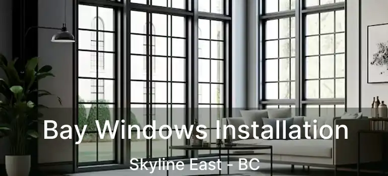  Bay Windows Installation Skyline East - BC