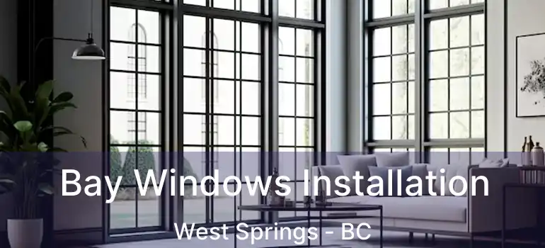  Bay Windows Installation West Springs - BC