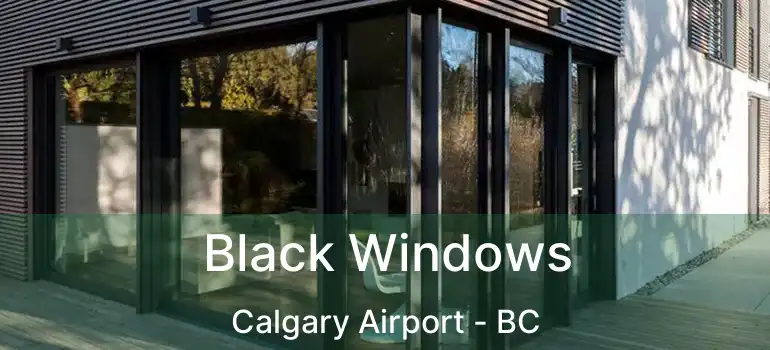  Black Windows Calgary Airport - BC