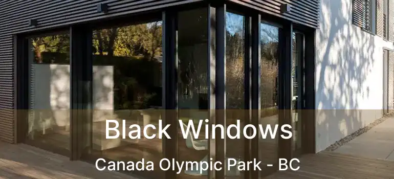  Black Windows Canada Olympic Park - BC