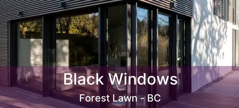  Black Windows Forest Lawn - BC