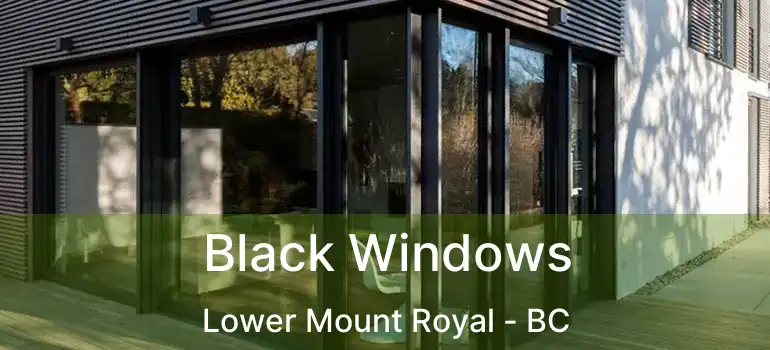  Black Windows Lower Mount Royal - BC