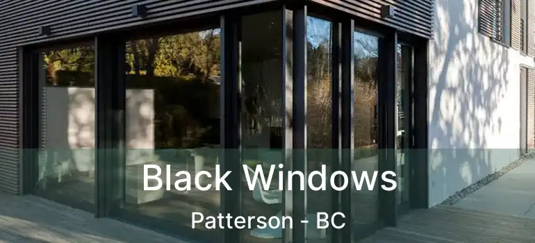  Black Windows Patterson - BC