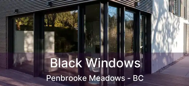  Black Windows Penbrooke Meadows - BC