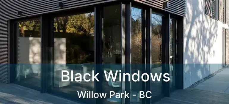  Black Windows Willow Park - BC