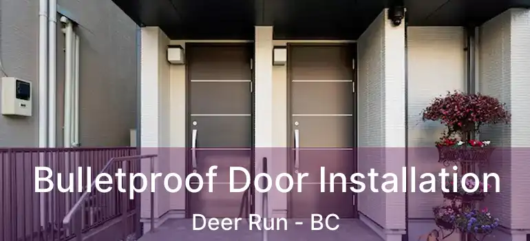  Bulletproof Door Installation Deer Run - BC