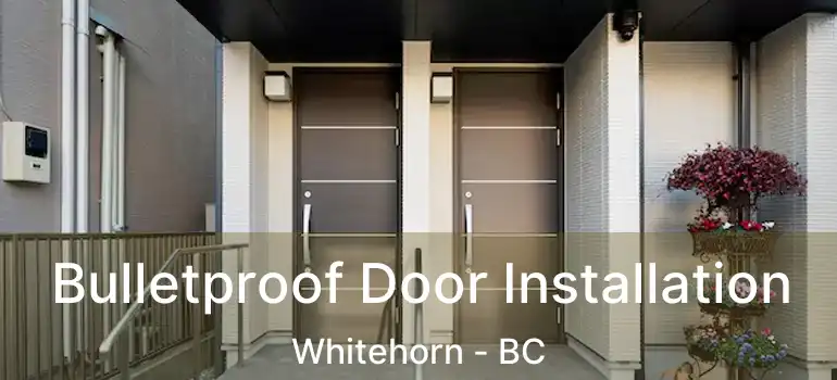  Bulletproof Door Installation Whitehorn - BC