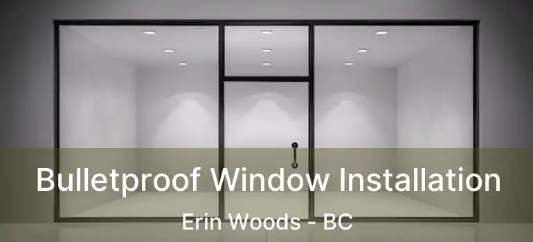  Bulletproof Window Installation Erin Woods - BC