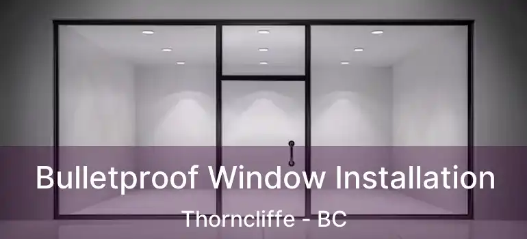  Bulletproof Window Installation Thorncliffe - BC
