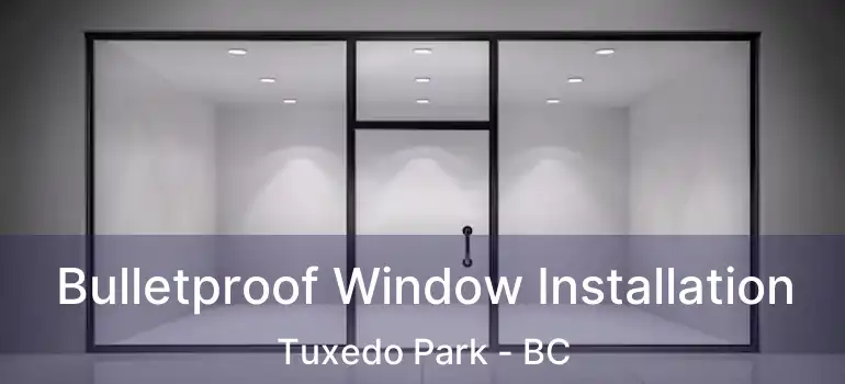  Bulletproof Window Installation Tuxedo Park - BC