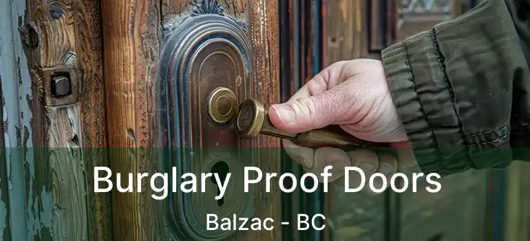  Burglary Proof Doors Balzac - BC
