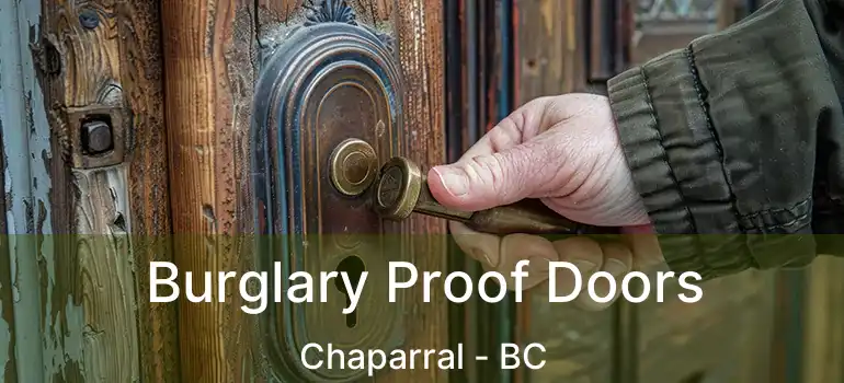  Burglary Proof Doors Chaparral - BC
