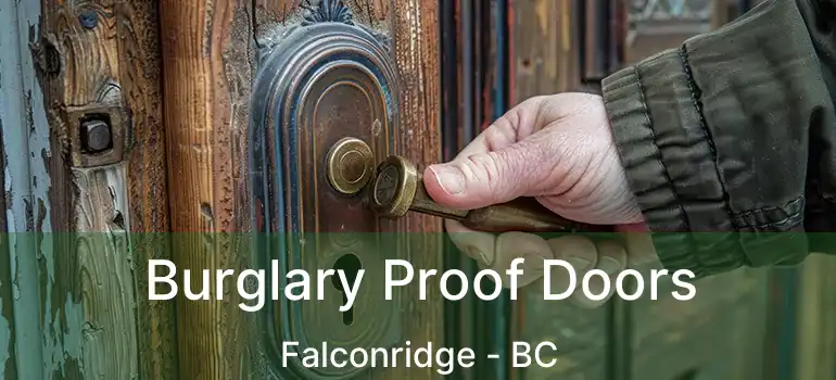  Burglary Proof Doors Falconridge - BC