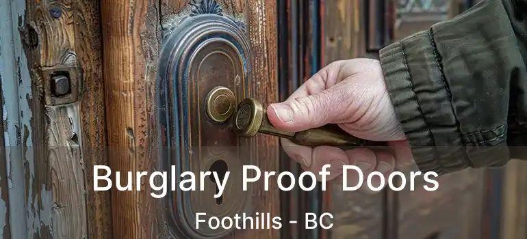  Burglary Proof Doors Foothills - BC
