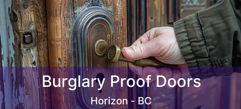  Burglary Proof Doors Horizon - BC