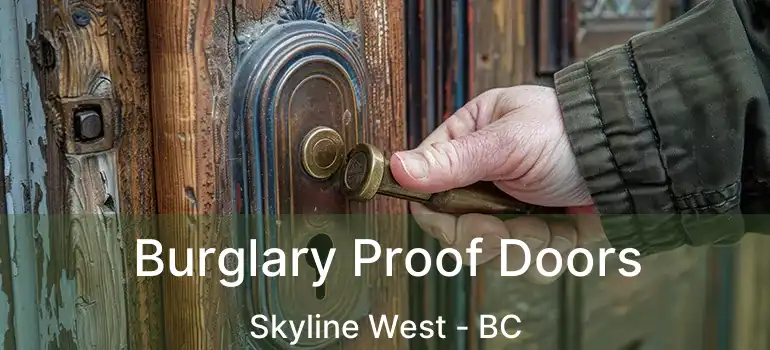  Burglary Proof Doors Skyline West - BC