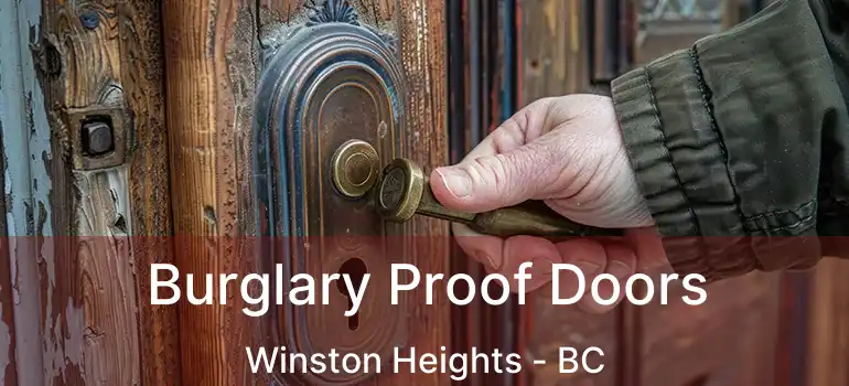  Burglary Proof Doors Winston Heights - BC