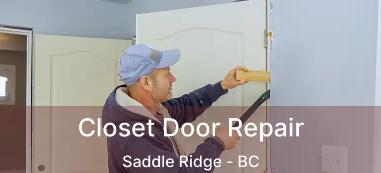  Closet Door Repair Saddle Ridge - BC