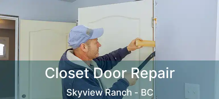  Closet Door Repair Skyview Ranch - BC