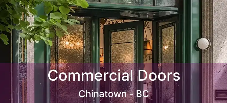  Commercial Doors Chinatown - BC