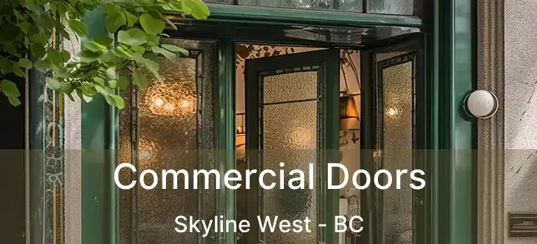  Commercial Doors Skyline West - BC