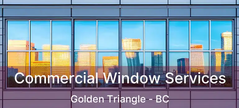  Commercial Window Services Golden Triangle - BC