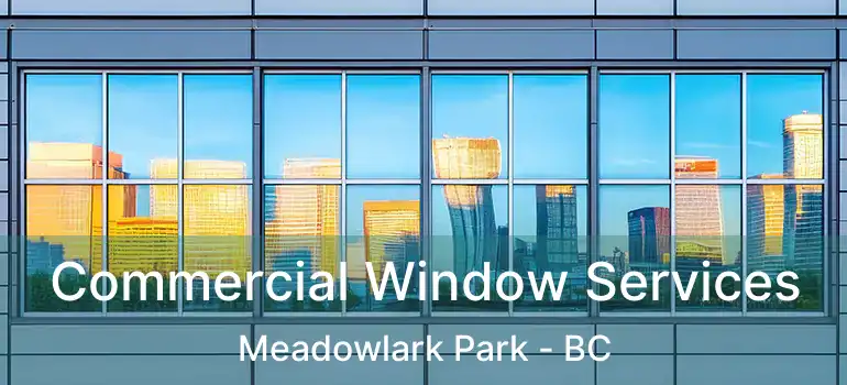  Commercial Window Services Meadowlark Park - BC
