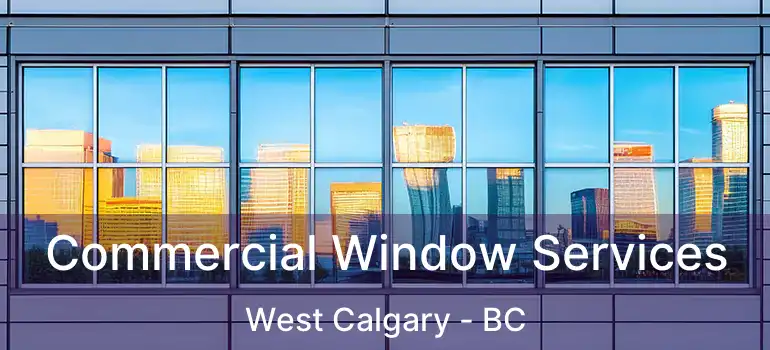  Commercial Window Services West Calgary - BC