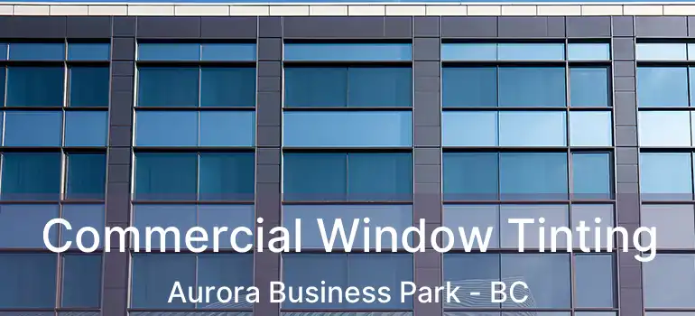  Commercial Window Tinting Aurora Business Park - BC