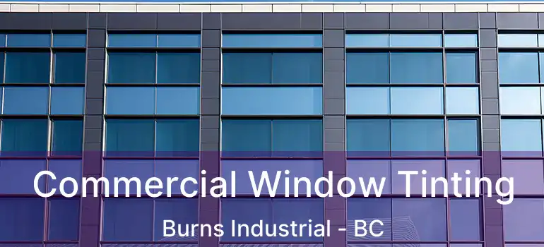  Commercial Window Tinting Burns Industrial - BC