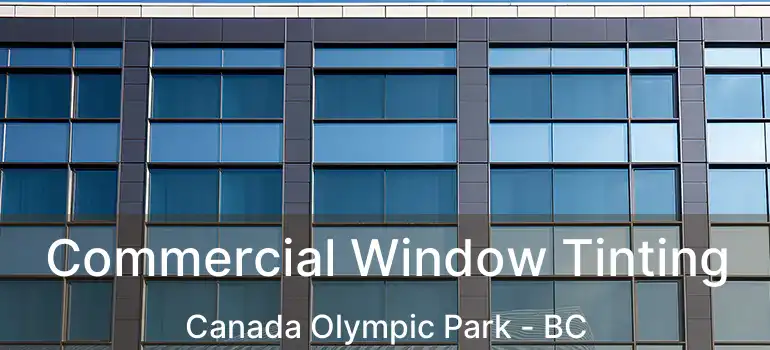 Commercial Window Tinting Canada Olympic Park - BC