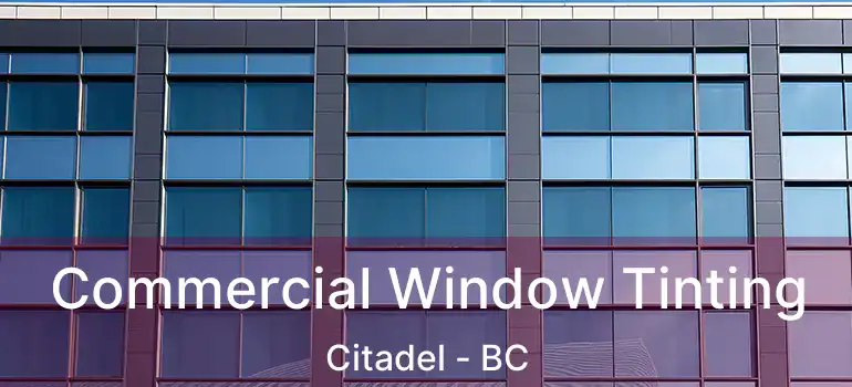  Commercial Window Tinting Citadel - BC