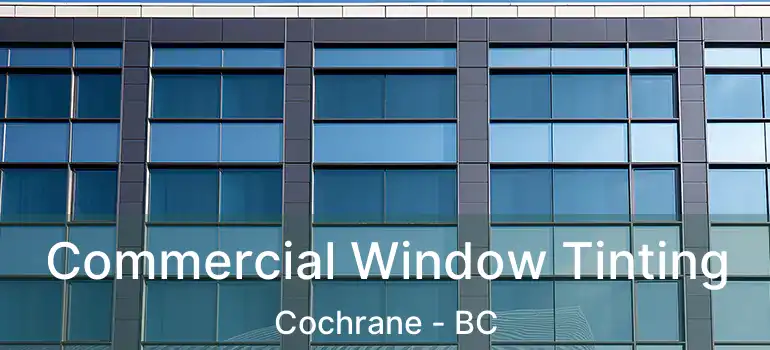  Commercial Window Tinting Cochrane - BC